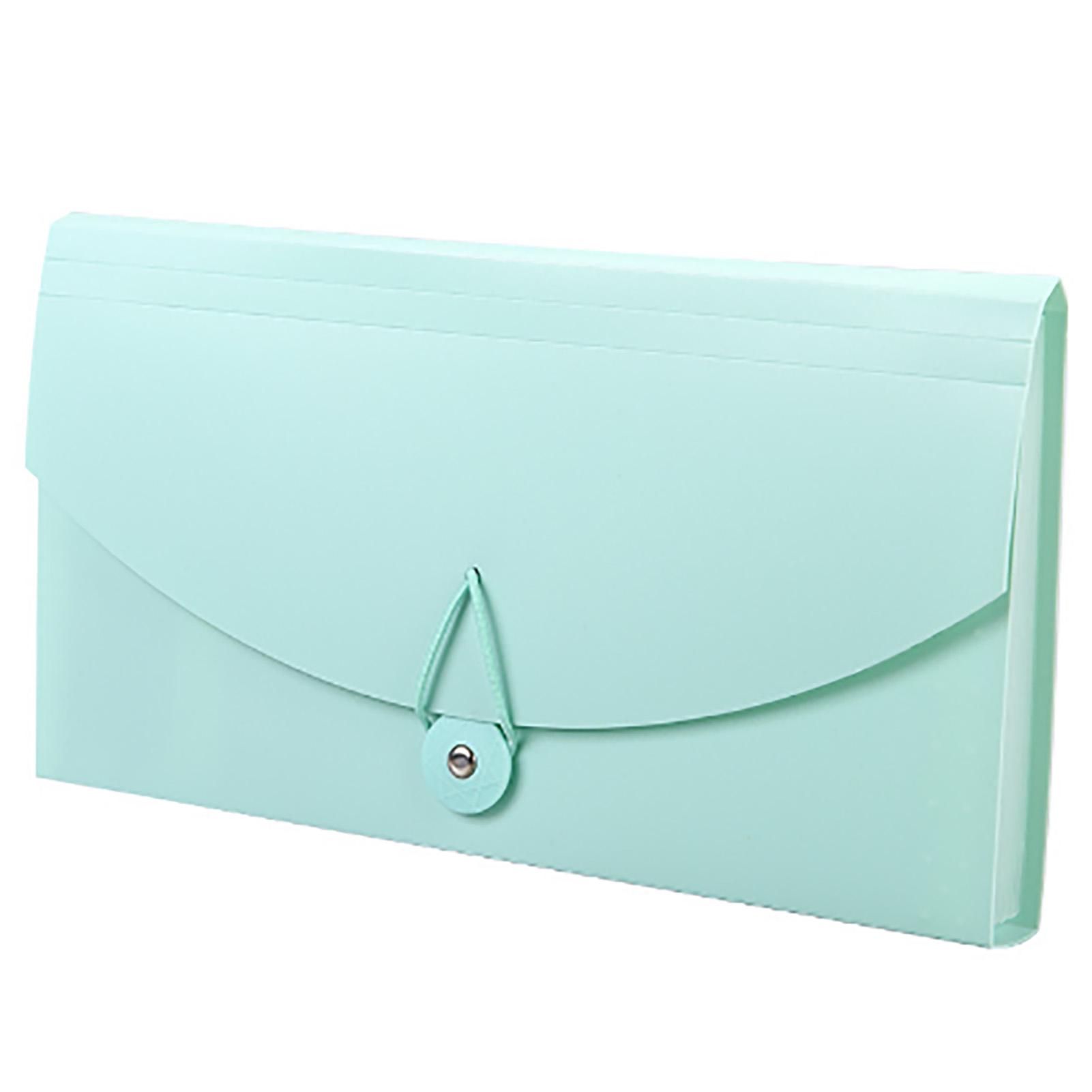 

Расширяющаяся папка-файл с 13 карманами, профессиональная водонепроницаемая папка-файл для документов, счетов-фактур НДС зелёный