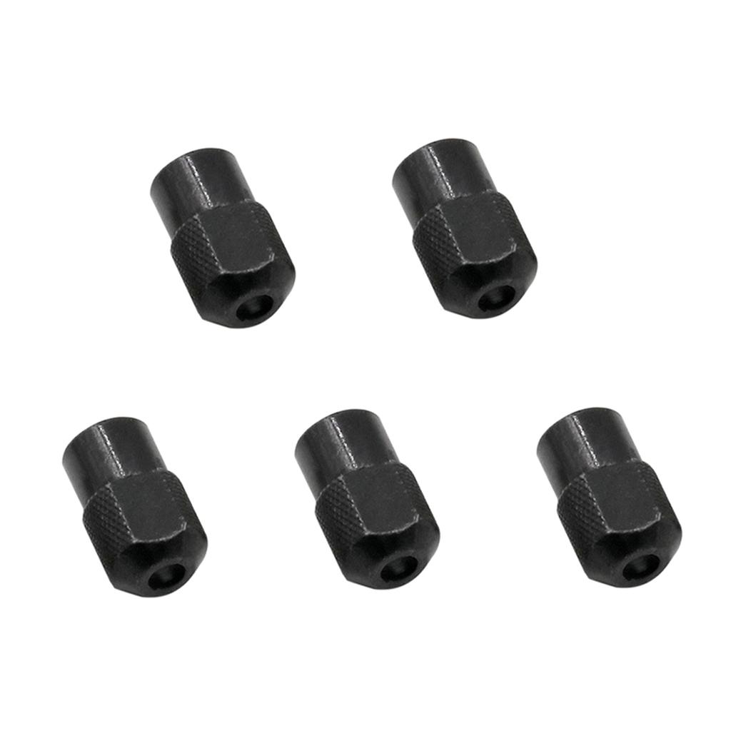 5-teiliges Ersatz-Bohrfutter mit Schnellspannbohrfutterschaft, Drehwerkzeug, Schnellwechsel-Bohrfuttermutter-Adapter-Kit für Dremel M8 x 0,75 mm