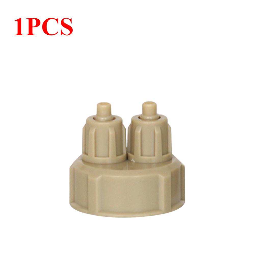 1-6pcs Plastic CO2 Generator Bottle Cap Carbon Dioxide Quick Screw Fish Tank CO2 Generator Bottle Cap Aquarium Supplies