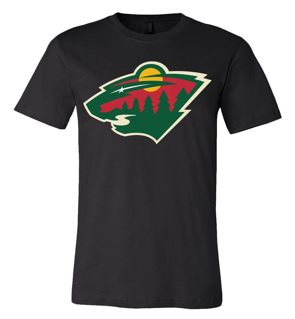 

Футболка с логотипом команды Minnesota Wild S-6XL Отслеживание!! 2XL