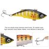 6Pcs Sinking Hard Fishing Bait Artificial Plastic Fishing Lures for Freshwater Saltwater 8cm/10g