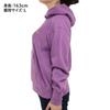 Champion Long Sleeve Cotton 10oz Ribbed Knit Reverse Weave Hooded Sweatshirt Size M Women's 100% (CW-W102), Purple,