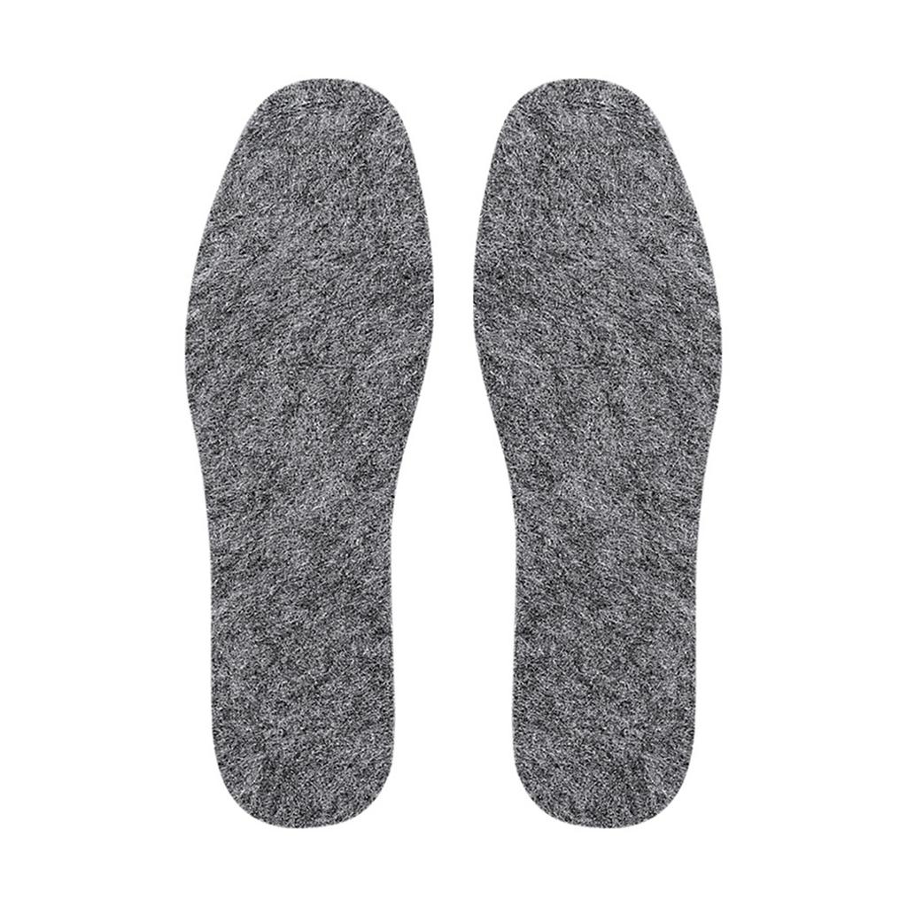 Natural Wool Insoles Men Women Winter Keep Warm Insole Soft Wool Thicken Shoepad Shoes Insert Thermal Shoe Pads