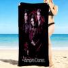 1Pc Vampire Diaries Romance Beach Towel, Quick Dry, Multi-Use for Beach Pool Gym Yoga Home Travel, Christmas, Halloween, Xmas Gift S929633