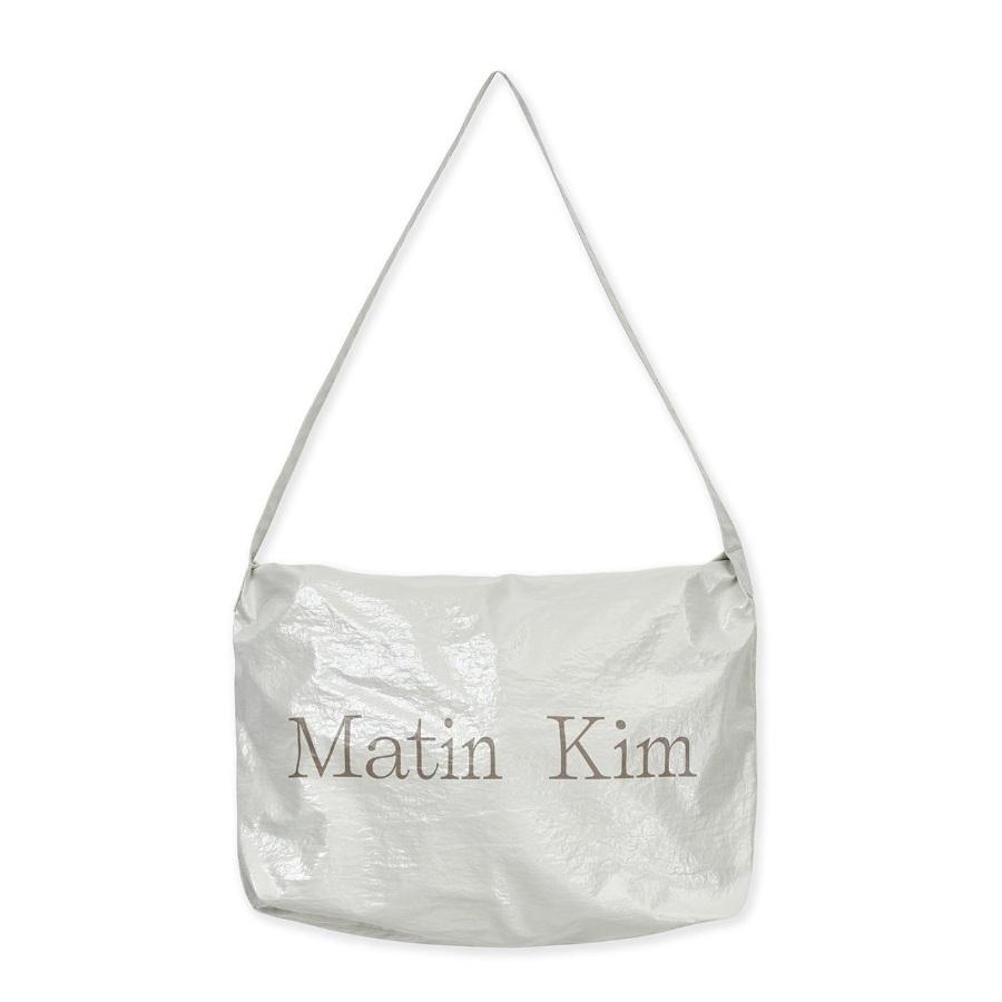 [Matin Kim] GLOSSY LIGHT TWO WAY BAG - 2 Colors (Ivory / Black)
