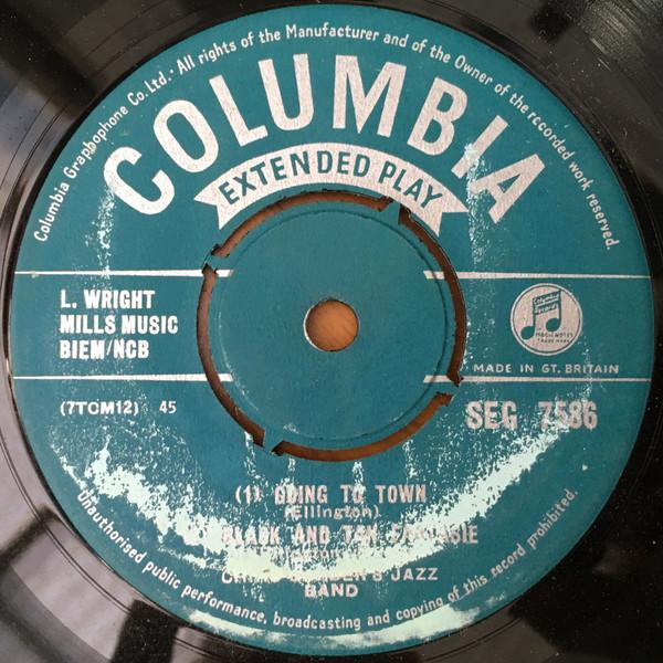

7inch Record CHRIS BARBER S JAZZ BAND - Barber Goes To Town With Ellington SEG7586 Columbia 1955 UK Jazz Used