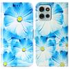 For Motorola Moto G75 5G Case Pattern PU Leather Flip Phone Cover