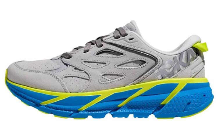 Hoka One One Clifton L Suede Low Lunar Rock Diva Blue - 1122571-LRDB 42.5