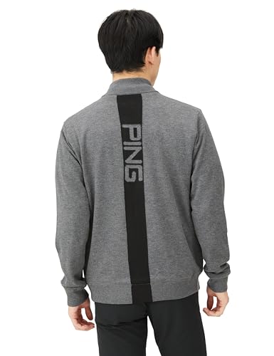 Ping Apparel Men's Reversible Knit Blouson, Golf, Gray, Size 621-3270007, 020