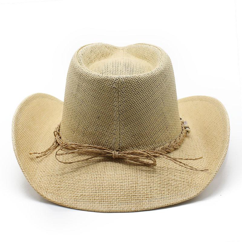 Street Photography Performance Hut Sommerausflug Radfahren Strohhut High-End Western Cowboyhut