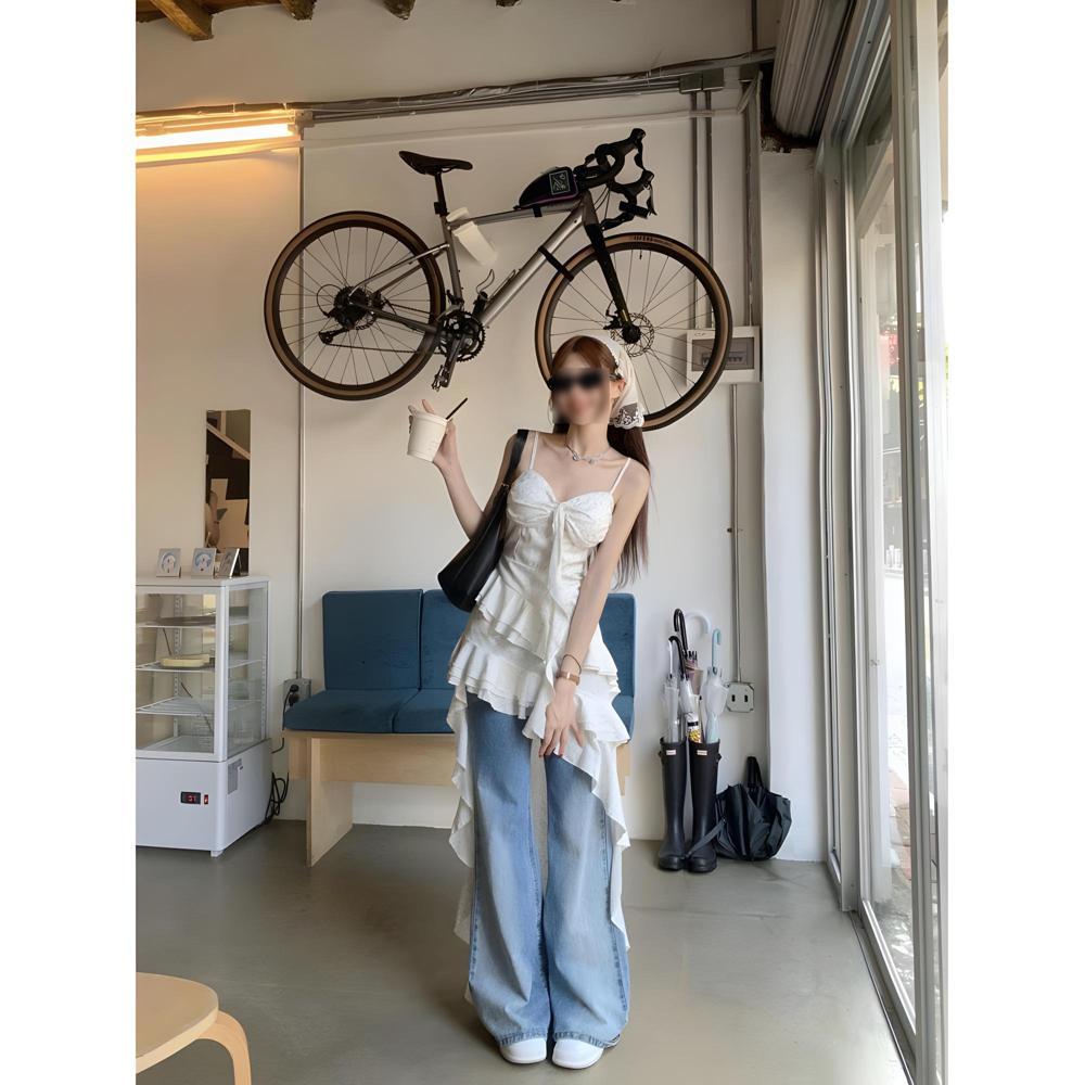 Berry Is a Bit Spicy Homemade Qiu Ye Bailu! Floral Camisole Dress Women Layered In Summer Resort Dresses