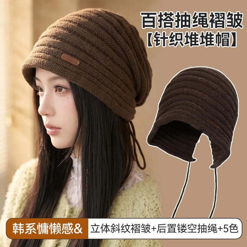 Unisex Knit Beanie Hat Winter Warm Fleece Lined Thick Cable Stitch Cap Cold Weather Outdoor