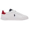 Polo Ralph Lauren Court Leather Versatile Comfortable Pony Logo Embroidery Sneakers Men Sneakers White 809940762003