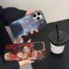 Übernatürliches Anime Jujutsu Kaisen Für Telefon 17 16 15 14 13 12 11 Pro Max Plus Pro Air Handyhülle Wellenförmige Streifen Rückseite