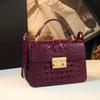 Women's Standard Crocodile Leather Bag Leather Bag Shoulder Bag Crossbody Bag High Quality Luxurious Fashion New