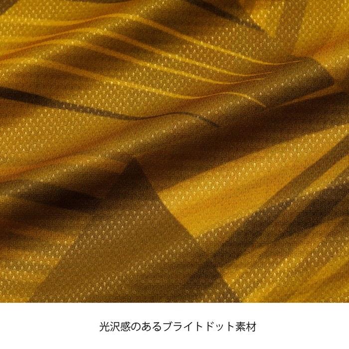 [Nittaku] Table Tennis Game Shirt Bright Vamos Shirt, Unisex, Moisture-Wicking, Stretch, 130cm-2XO, JTTA Approved, Gold, M, NW2223