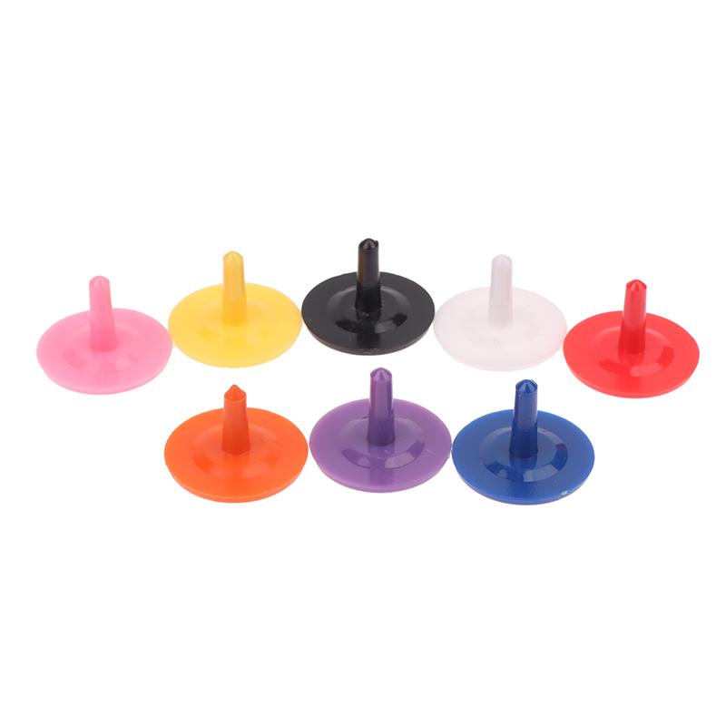 20 Stück Tragbare Runde Kunststoff Golfball Positionsmarkierer Ausrüstung Für Golfer Sortierte Farbe Golfballmarkierung