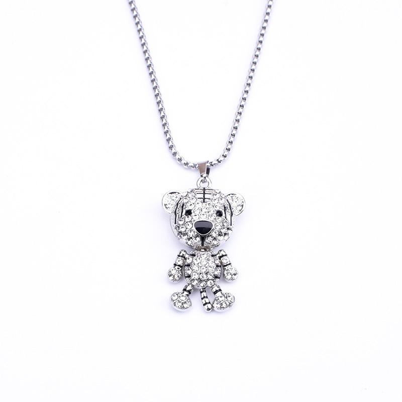 

Тигр Осень И Зима Цепочка для Свитера Женская Мода Длинный Темперамент Титановая Сталь Ожерелье Аксессуары Украшение Крутой