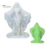 Halloween Sculpture Ornaments 3D Printed Goddess Statue, Gothic Minimalist Figurine, Modern Niche Home Accessories Mysterious for Office Desk