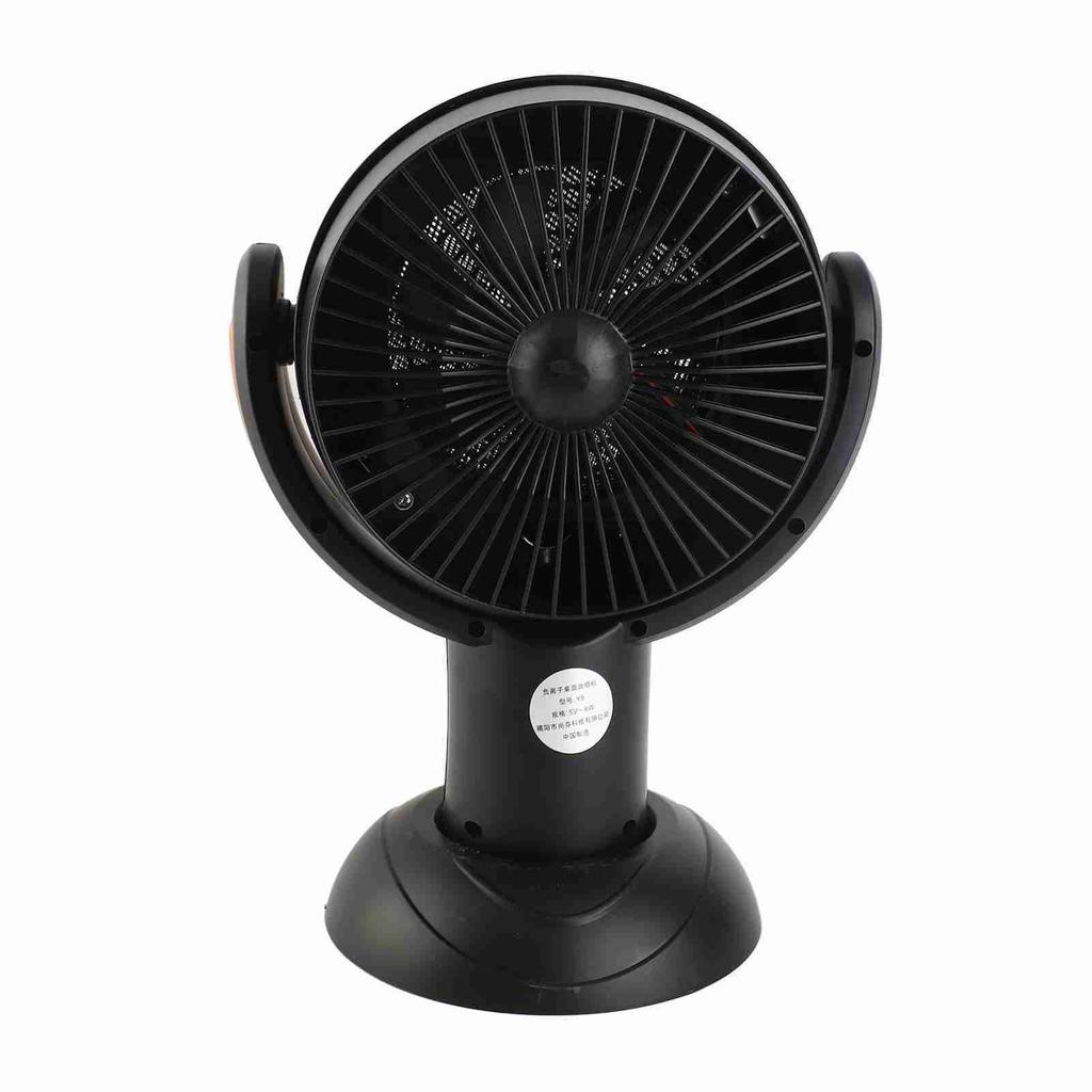 Portable Desktop Range Hood Negative Ion 2 Speed Detachable Filter Oil Collection Cup Kitchen Exhaust Fan for Indoor BBQ Hot Pot USB Rechargeable