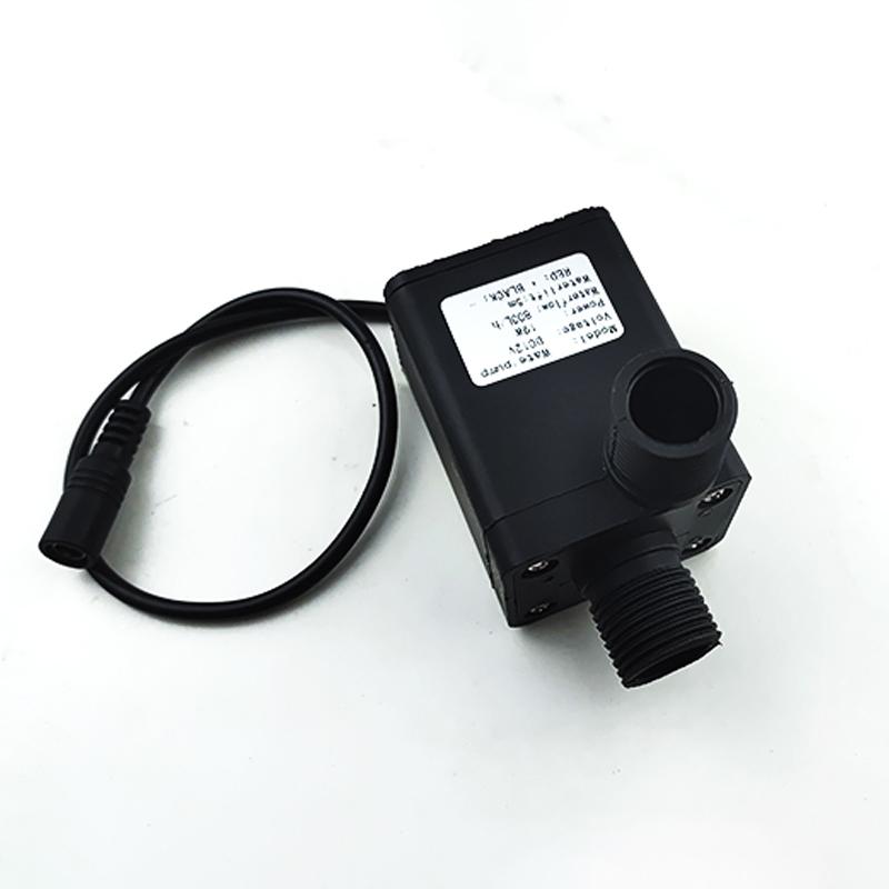 DC12V 24V 1/2 Male Thread Silent Micro Circulation Submersible Pump DC Centrifugal Booster Brushless Pump with Quick Connection