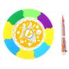 Children'S Ever-Changing 10,000-Flower Ruler Painting Set Practice Painting Ruler Creative Stationery Track 10,000-Flower Ruler Diy Magic Set
