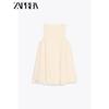 Zaprha 2025 New Arrival Fashion Beautiful Wide Swing Round Neck Sleeveless Short Version Dress Covering Belly Thin 4174016