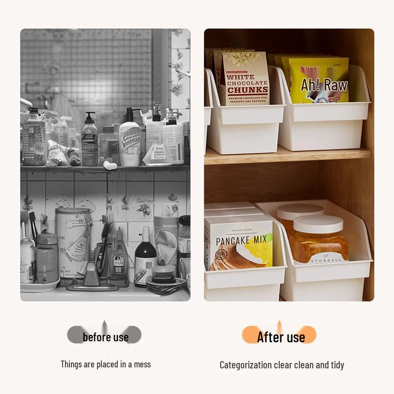 Küchenschrank Aufbewahrungsbox: Desktop-Snackregal & Etagen-Organizer