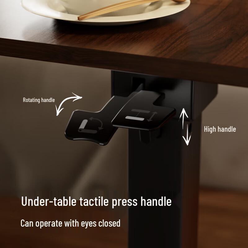Brateck K141 Pneumatic Height-Adjustable Mobile Bedside Desk