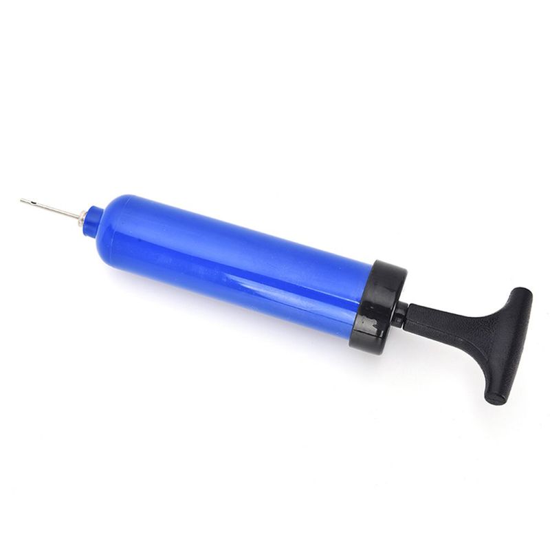 10pcs set Durable Portable Inflatable Balls Basketball Balloon Football Ball Pump Inflator Air Pump Air Needle
