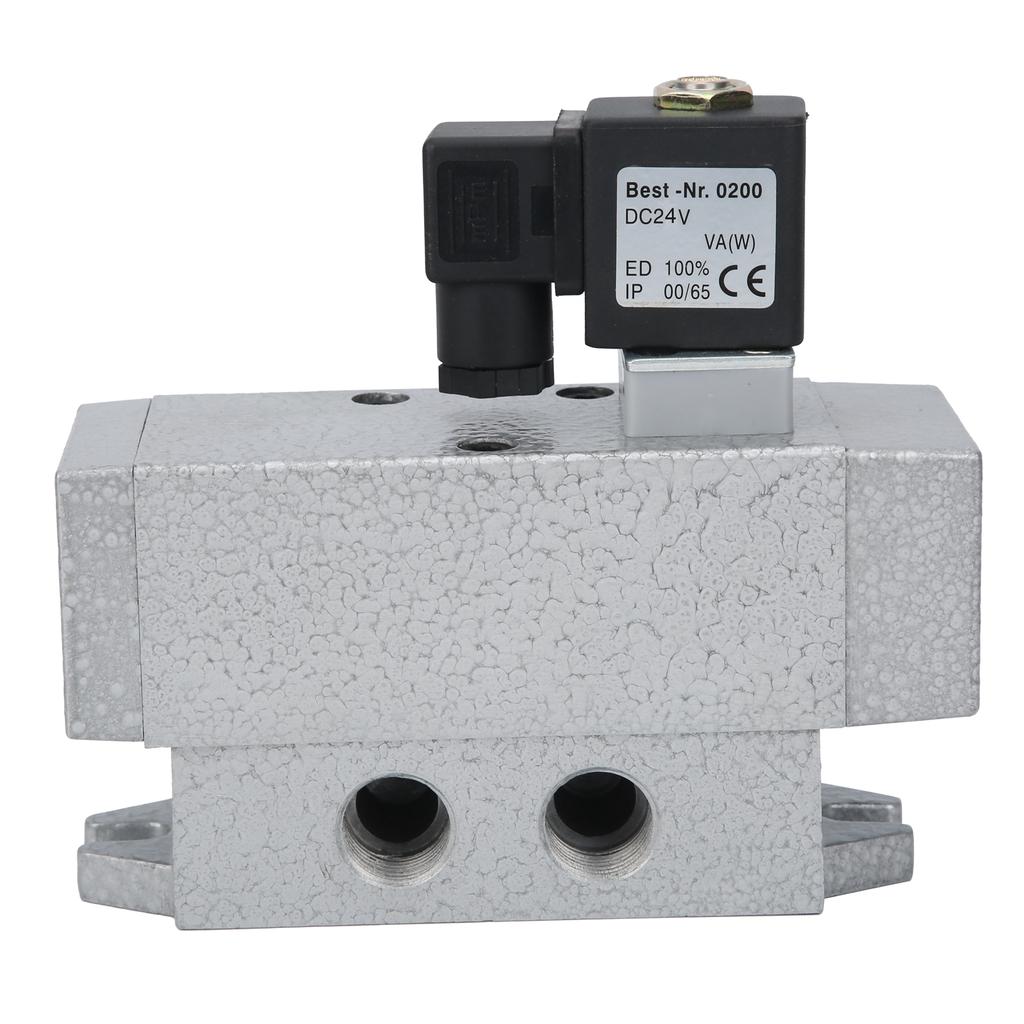 Electric Solenoid Valve G3 8in 2 Position 4 Way Single Control Directional Valve Q24DH‑10DC24V