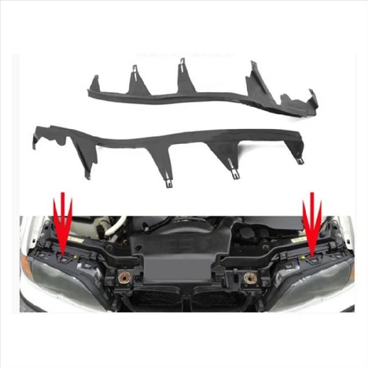 2pcs Headlight Sealing Strips Gasket Automotive Accessories Easy Installation Car Front Headlight Cover Trim 63128384489