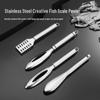 Stainless Steel Fish Scale Scraper & Descaling Brush