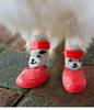Waterproof Pet Dog & Cat Socks: All-Season Anti-Scratch Rubber Shoes for Small Dogs & Teddies, Secure Fit, Won't Fall Off
