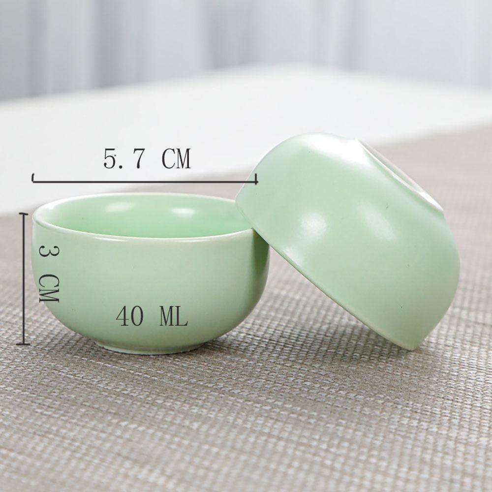 Tea Sets Teapot Teacup Solid Color With Ceramics Heat-resistant Simple For Hot Water Tea Gift Travel Drinking Utensils