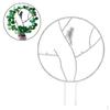 Garden Metal Trellis, Round Trellis for DIY Potted Climbing Support, Flower Rose Vines Ivy