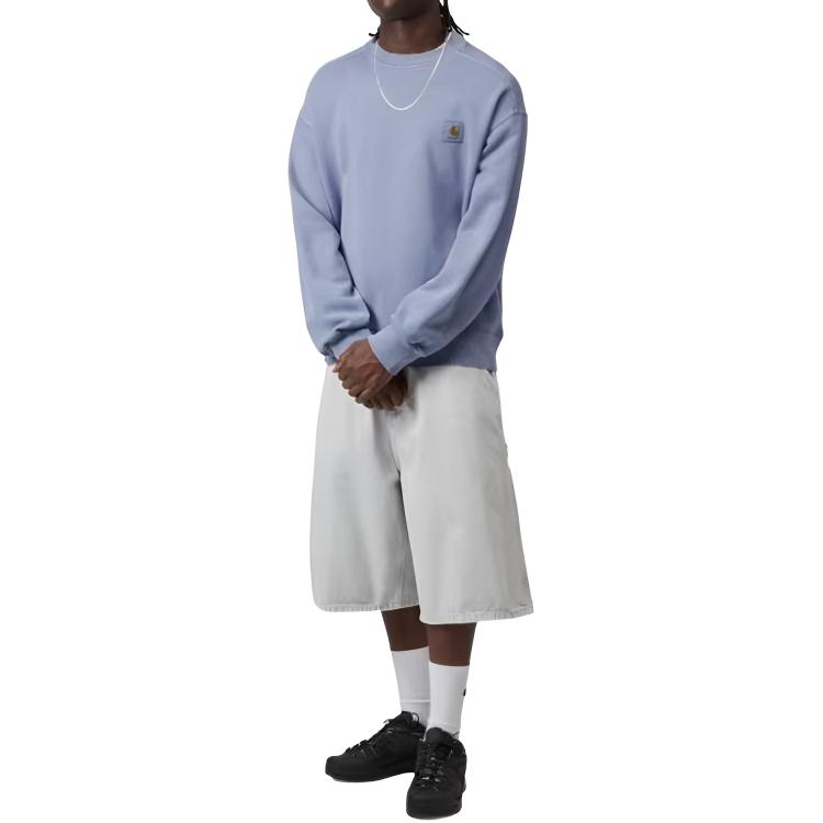 Carhartt WIP SS26 Nelson Sweatshirt Thick Loose Casual Long Sleeve Unisex Sweatshirt I029957-3HX-GD