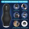 Male Automatic Sucking Masturbation Cup Vibrating Blowjob Realistic Vagina Masturbators Adult Sexy Toy for Men