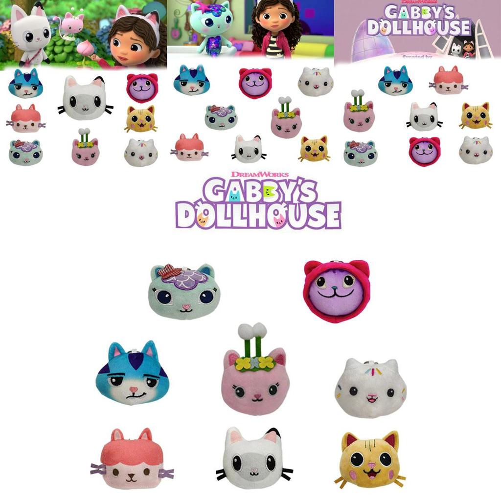 Gabby's Dollhouse Plush Pendant Super Soft Short Plush Stuffed Animal Cat Figurine