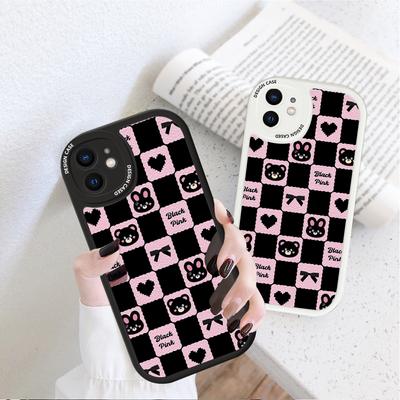Fashion Cute Bear Bunny PU Leather Phone Cover for Infinix VIVO OPPO Reno Realme Huawei Nova Honor Smartphone Case Cases