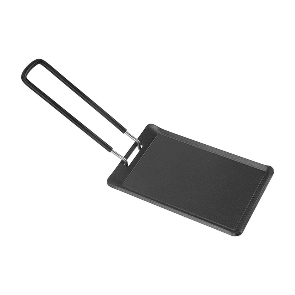 Camping Grill Pan, Portable     Fry Pan with Handle, Folding Design, Suitable for Outdoor Activities At Home, Fast Heating, Grilling and Roast