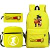 Dragon ball dragon ball three-piece set animation periphery new pencil case set leisure student backpack