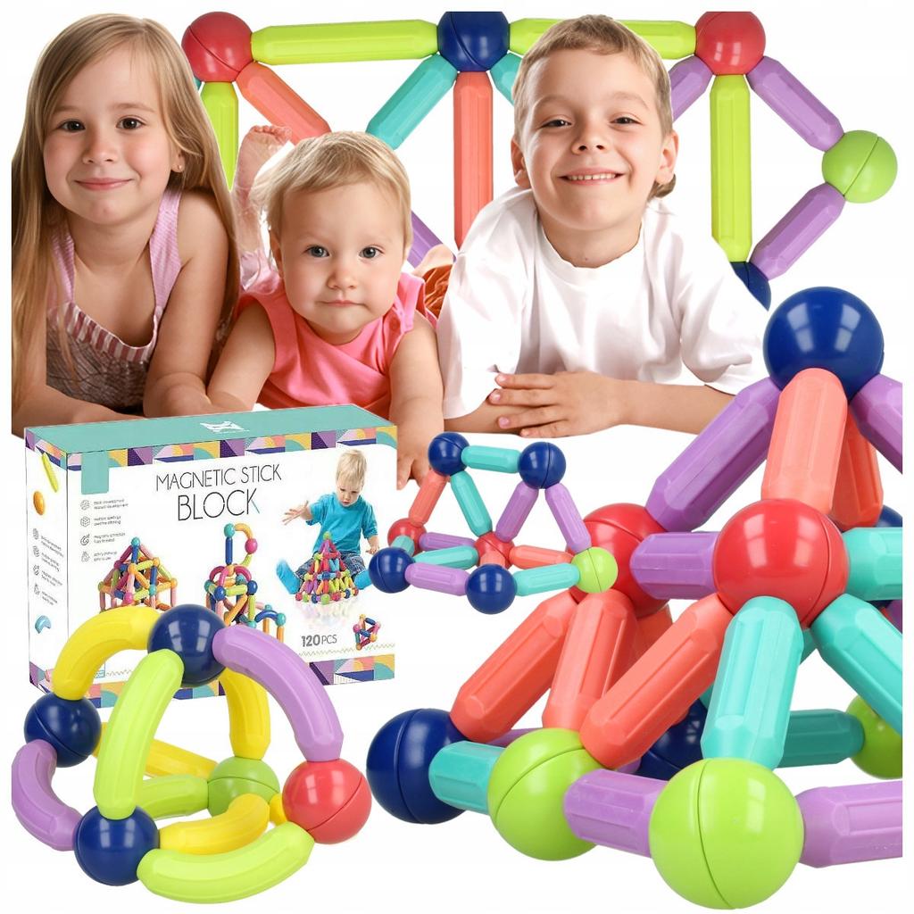 [PACZA] Magnetic Building Blocks 120 pcs Z922