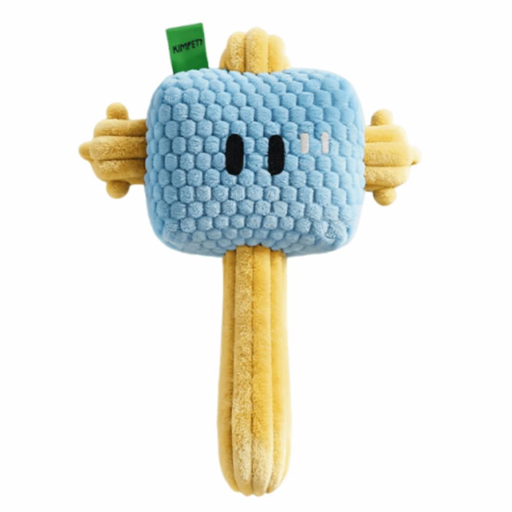 Bite-resistant Plush Hammer Dog Toy Wear-resistant Pet Shake Sound Toy  Indoor Outdoor Use