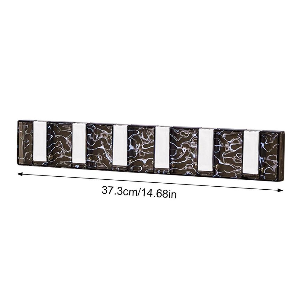 

Foldable Hooks For Storage Bag Hanger Wall Punch-free Light Luxury Water Design Folding Door Hook Kitchen Bathroom