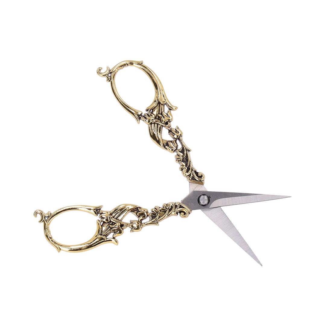 Embroidery Scissors Hardening Treatment Retro Style Professional Reliable Handicraft Tools for