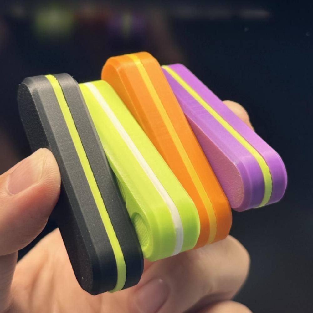 Slider Mechanical Mini Fidget Magnetic Push Card Pushing Plate Haptic Edc Sensory Stress Easing Toy 3D Printed Anti Anxiety