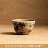 Creative Retro Pastoral Style Ceramic Bowl Hand-painted Flower Household Breakfast Bowl Soup Bowl Underglaze Color Chinese Tableware Jingdezhen