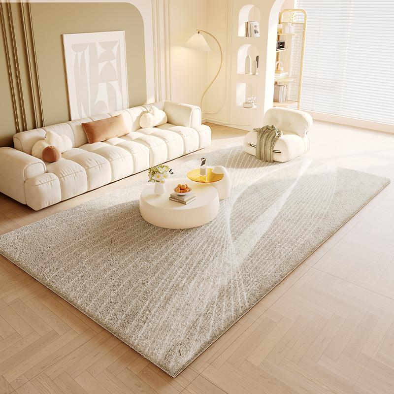 VIKAMA Cream Wind Carpet Living Room 2025 New Sofa Coffee Table Blanket Household Winter Thickened Anti-Slip And Dirt Floor Mat