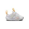Nike Flex Advance BR TD Comfortable Non-Slip Shock Absorbing Low-Top Walking Shoes Baby Shoes White Orange DC9367-100